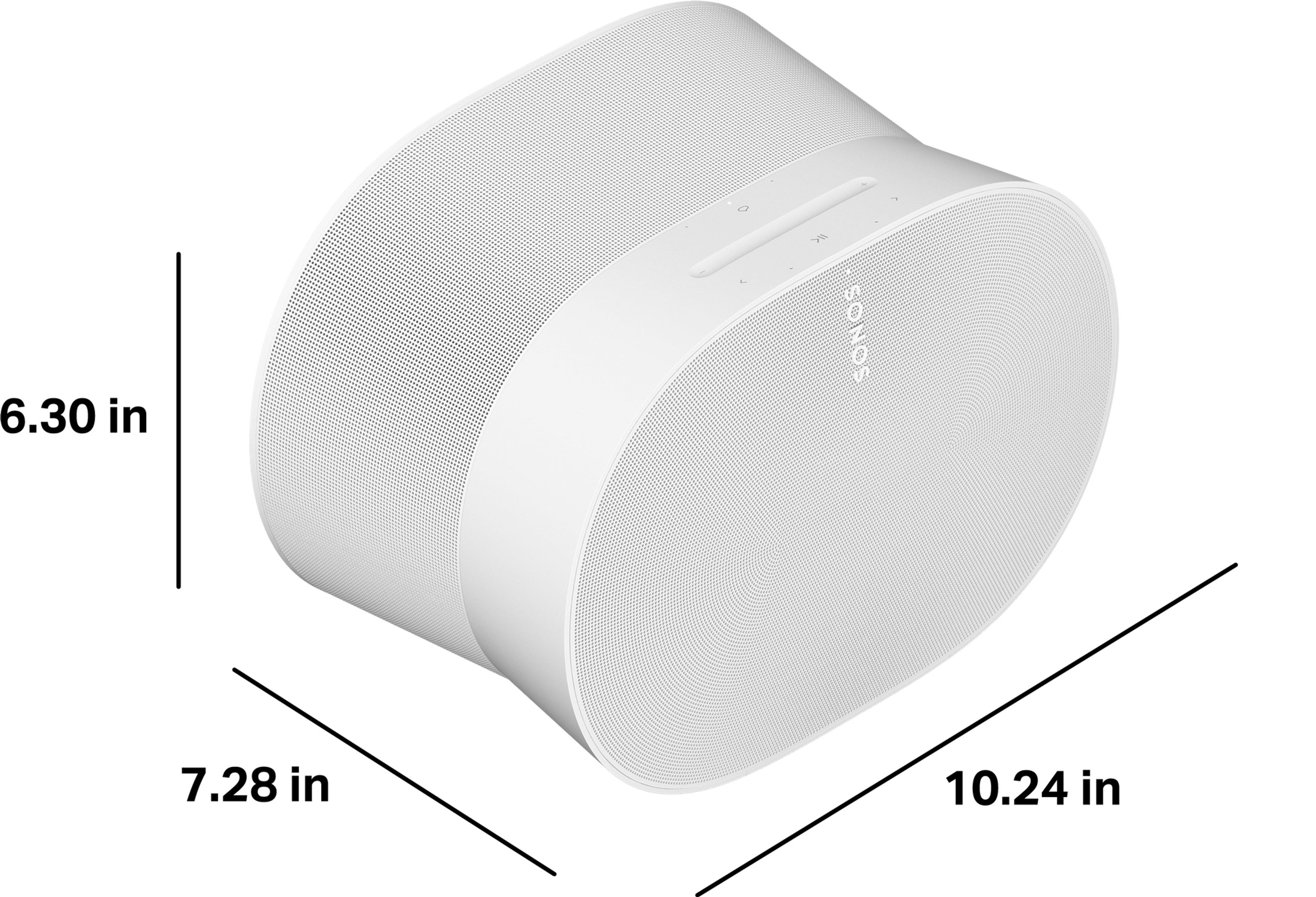 Era 300 dimensions, 10.24" wide, 7.28" deep, 6.3" tall