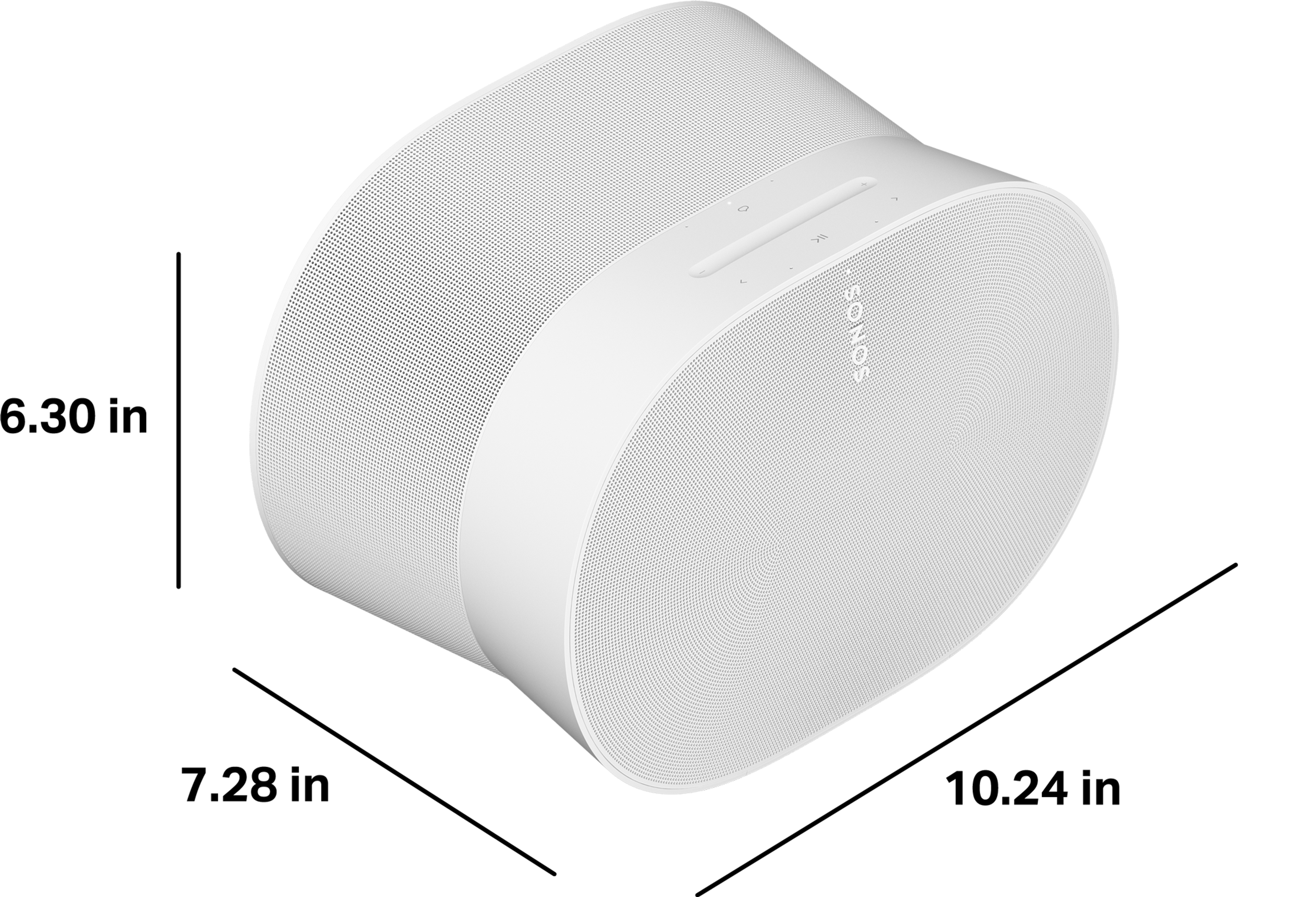 Era 300 dimensions, 10.24" wide, 7.28" deep, 6.3" tall