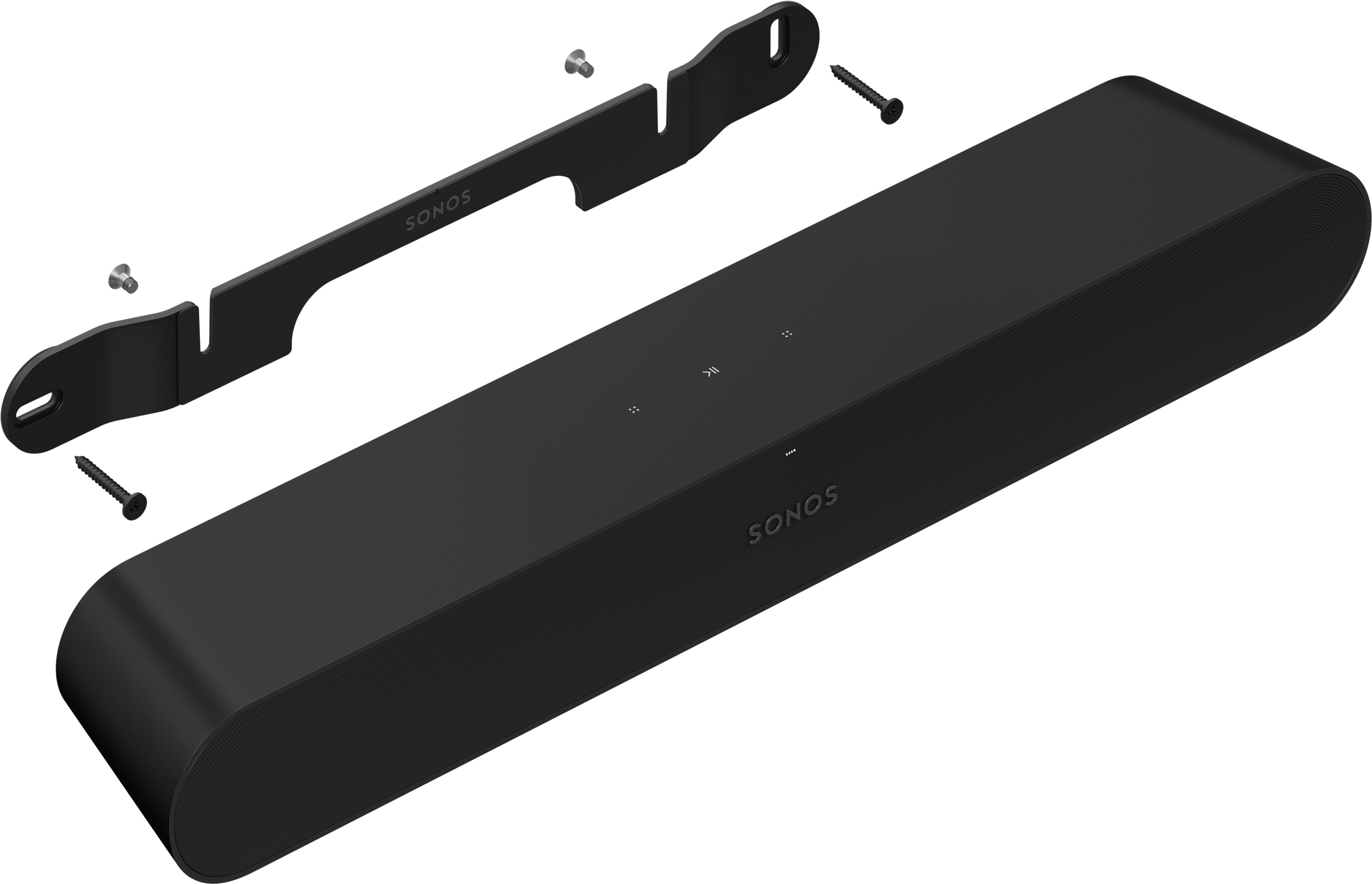 Rayに取り付けられたRay Mount、斜め（ブラック）