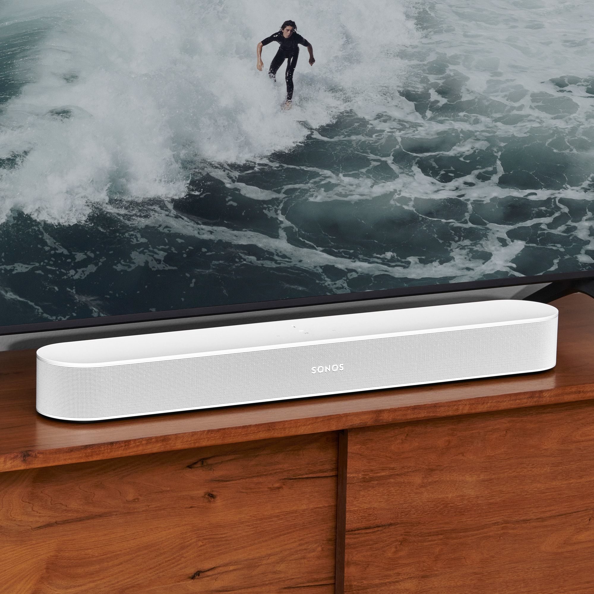 Sonos Beam ホワイト サウンドバー Beam: The Smart TV Soundbar with HDMI Input | Sonos