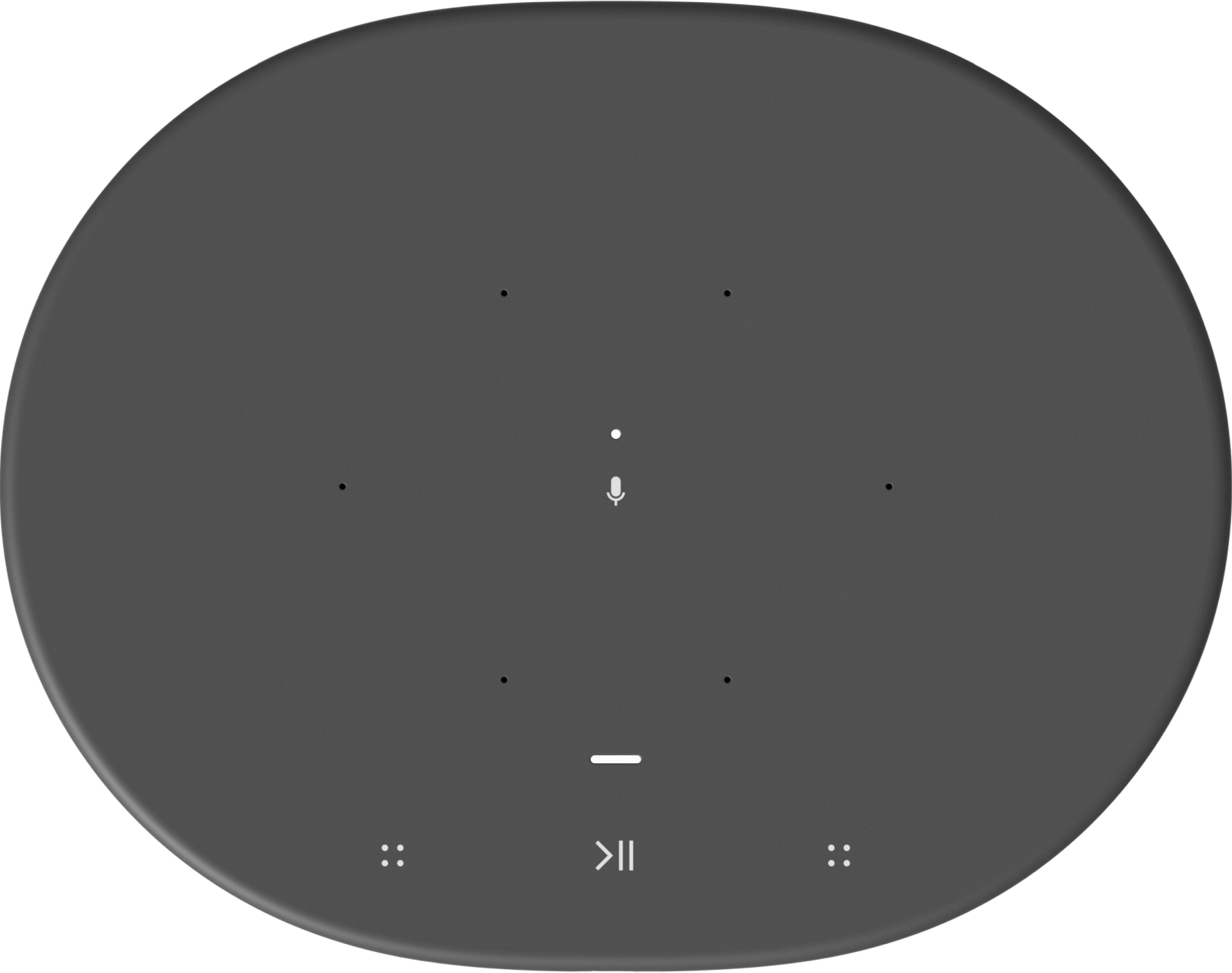 Sonos Move、上面（シャドーブラック）