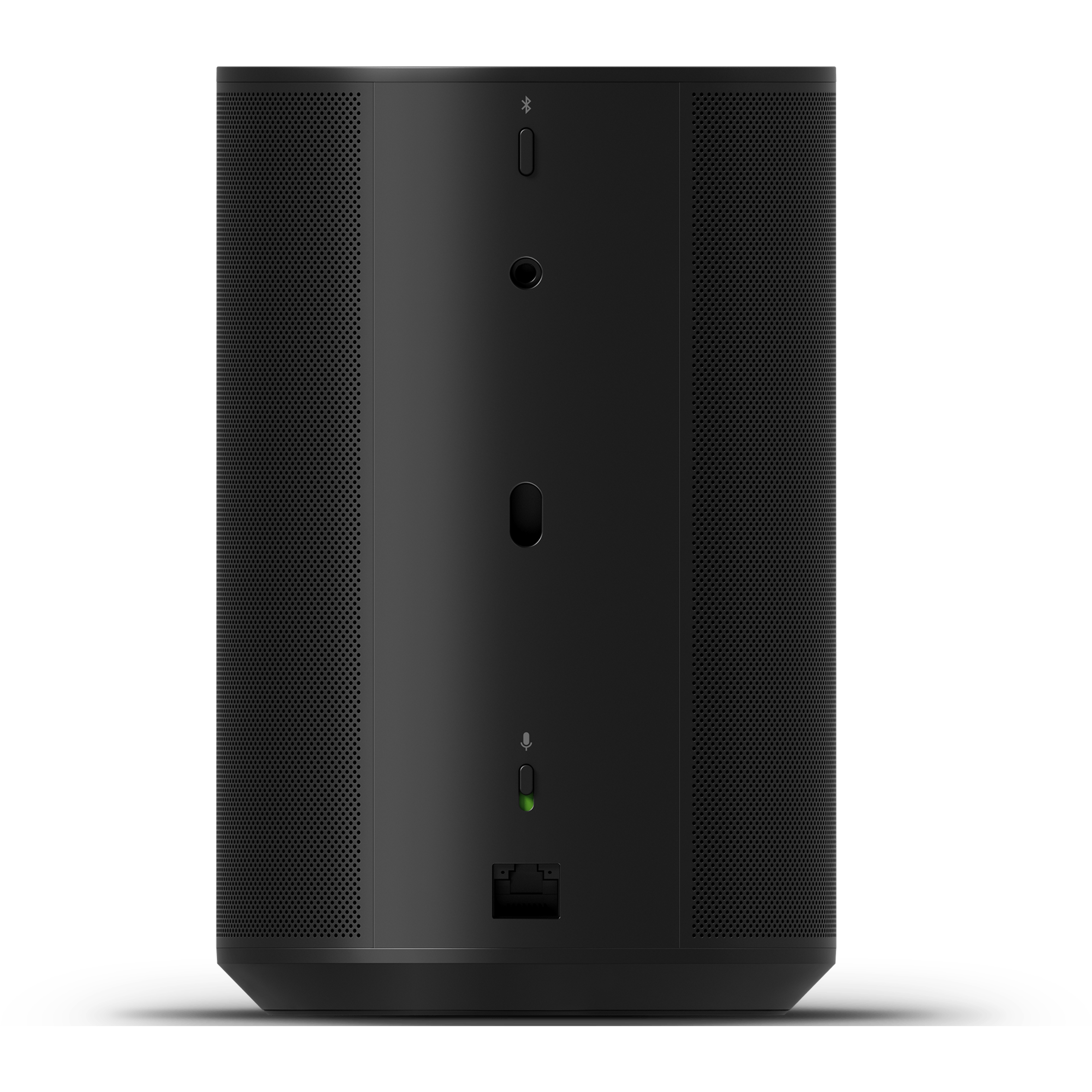 Czarny głośnik Sonos Era 100 Pro, widok z tyłu