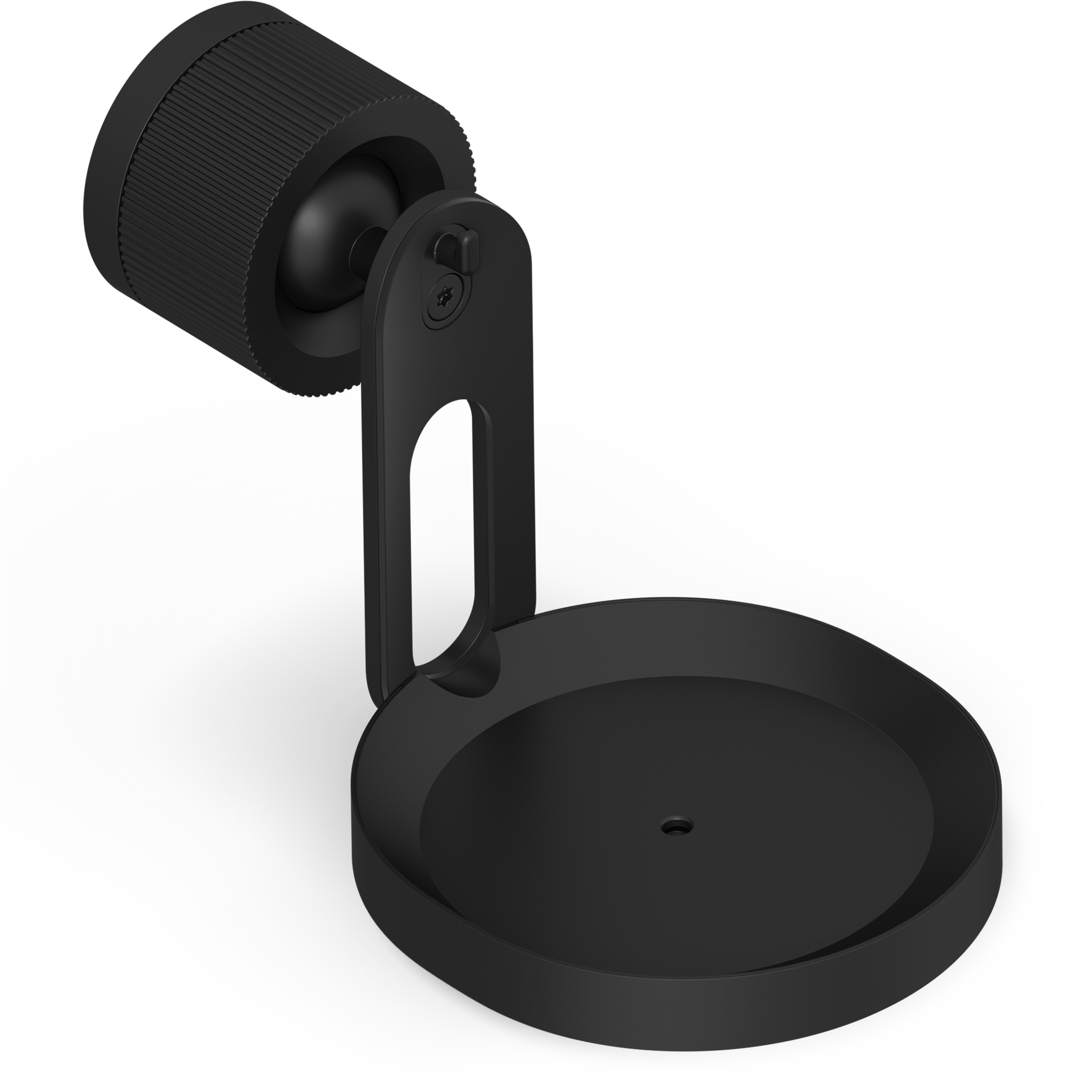 Para czarnych uchwytów do Sonos Era 100 Pro, ustawionych pod kątem