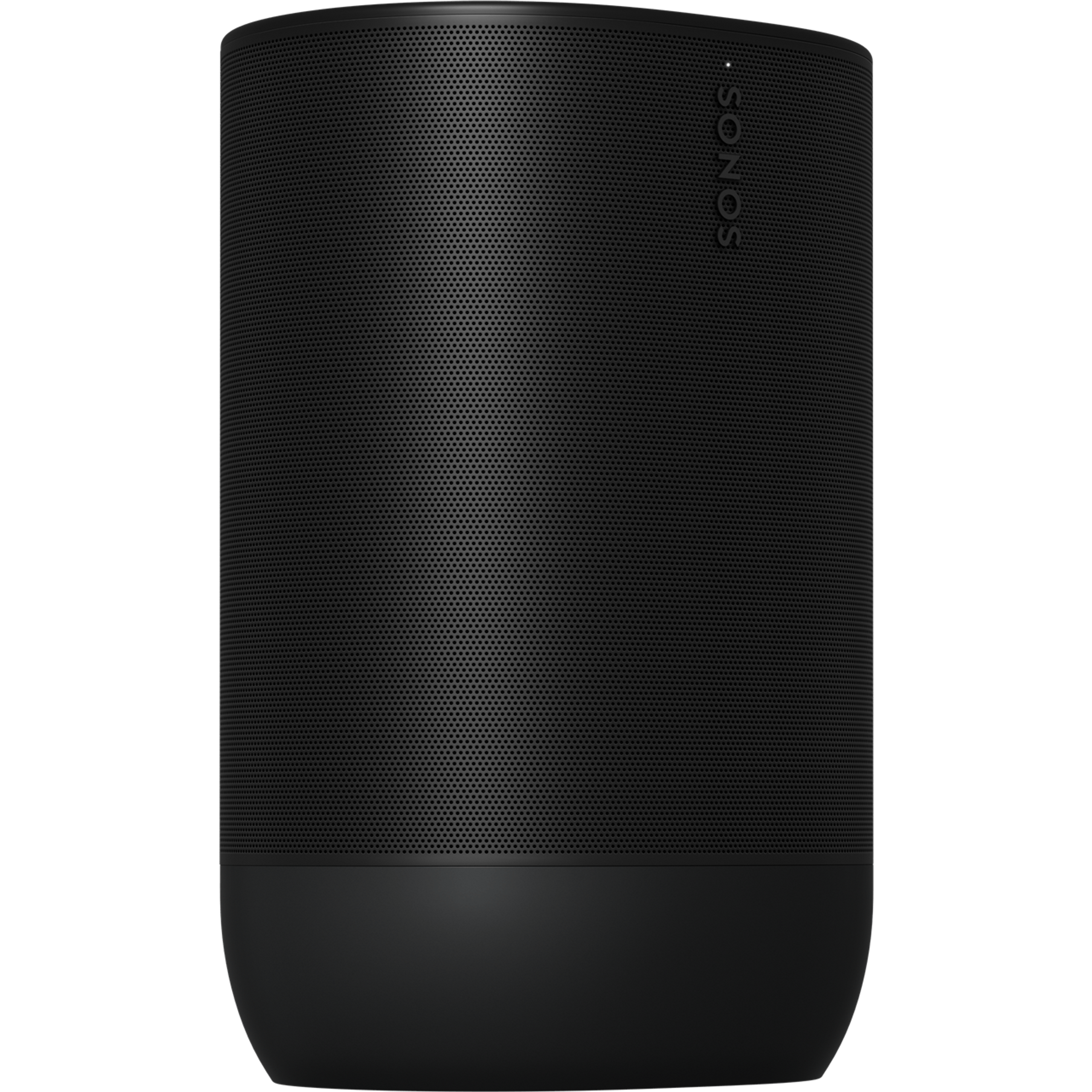 Przednia część Sonos Move 2 w kolorze czarnym, obróconego lekko w bok