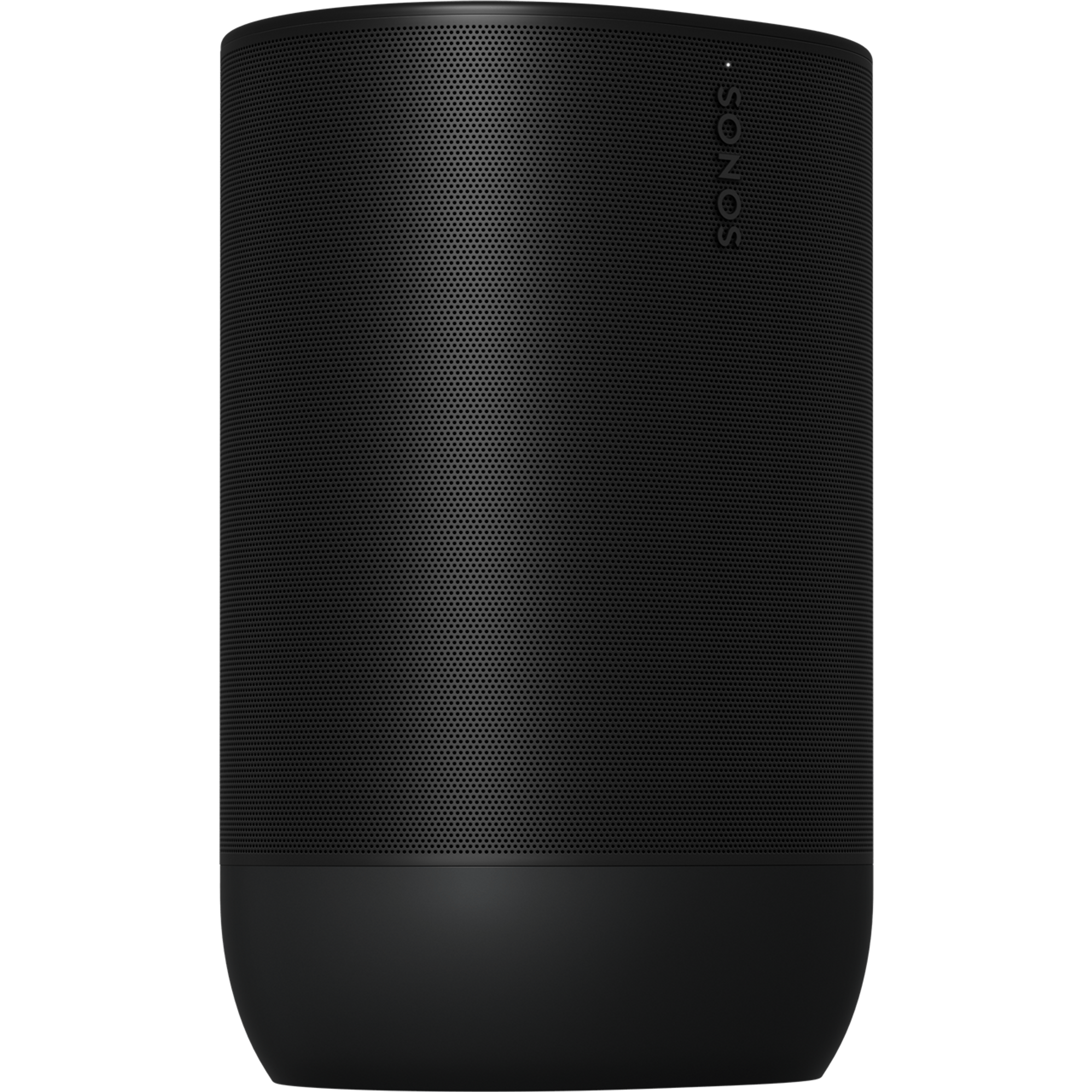 Przednia część Sonos Move 2 w kolorze czarnym, obróconego lekko w bok