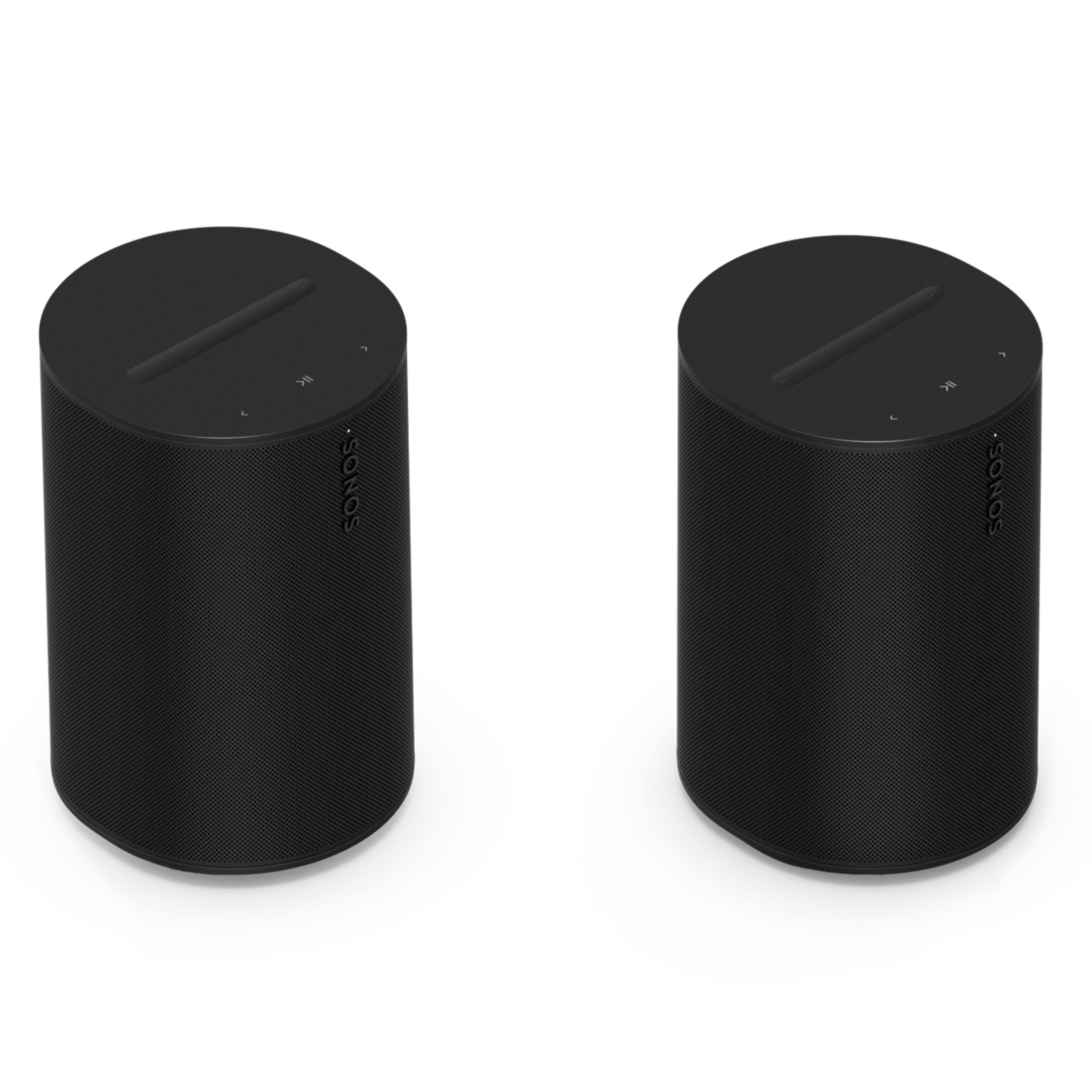 Musta Sonos Era 100 SL -kaiutinparisetti viistosti kuvattuna