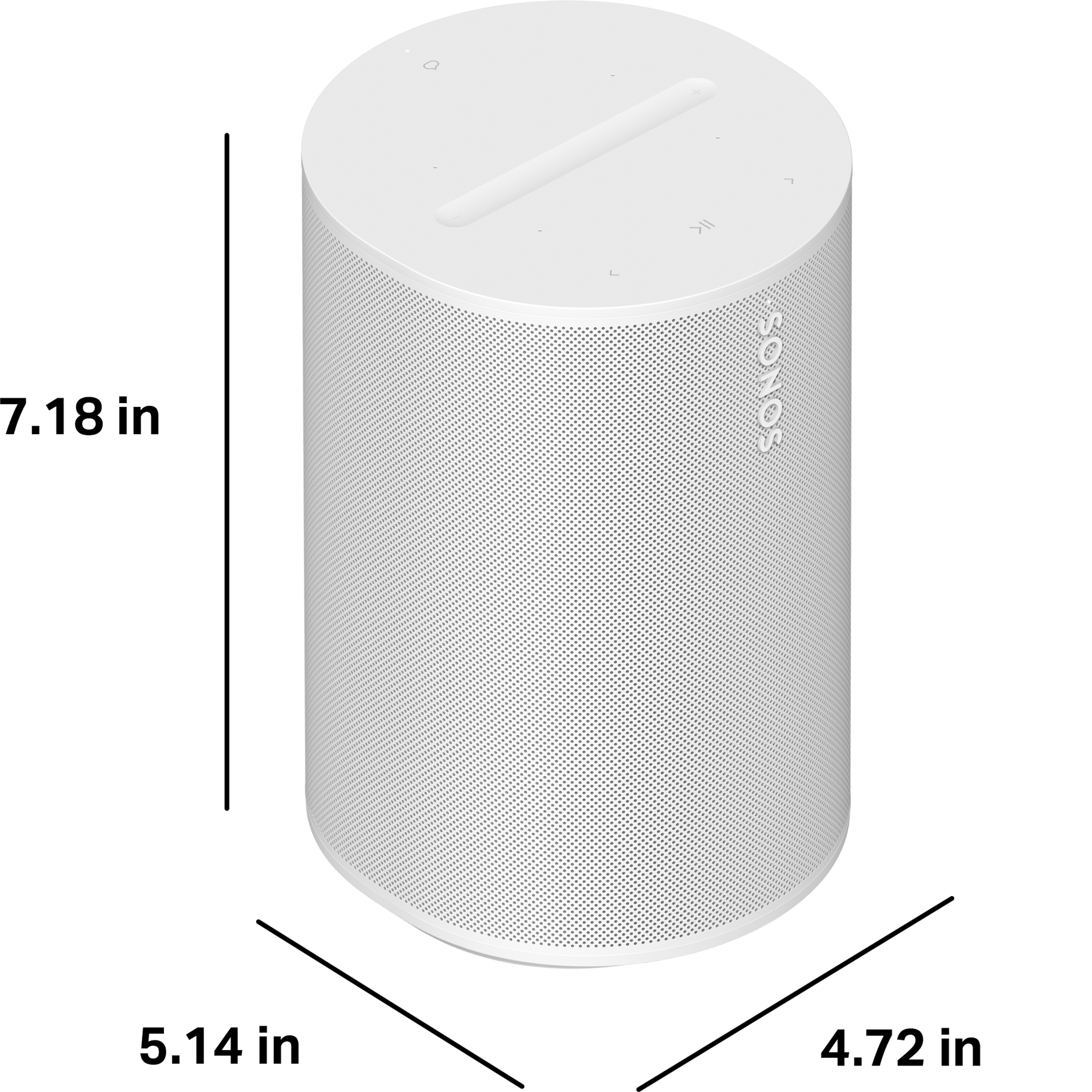 Era 100 dimensions, 7.18" tall, 4.72" wide, 5.14" deep