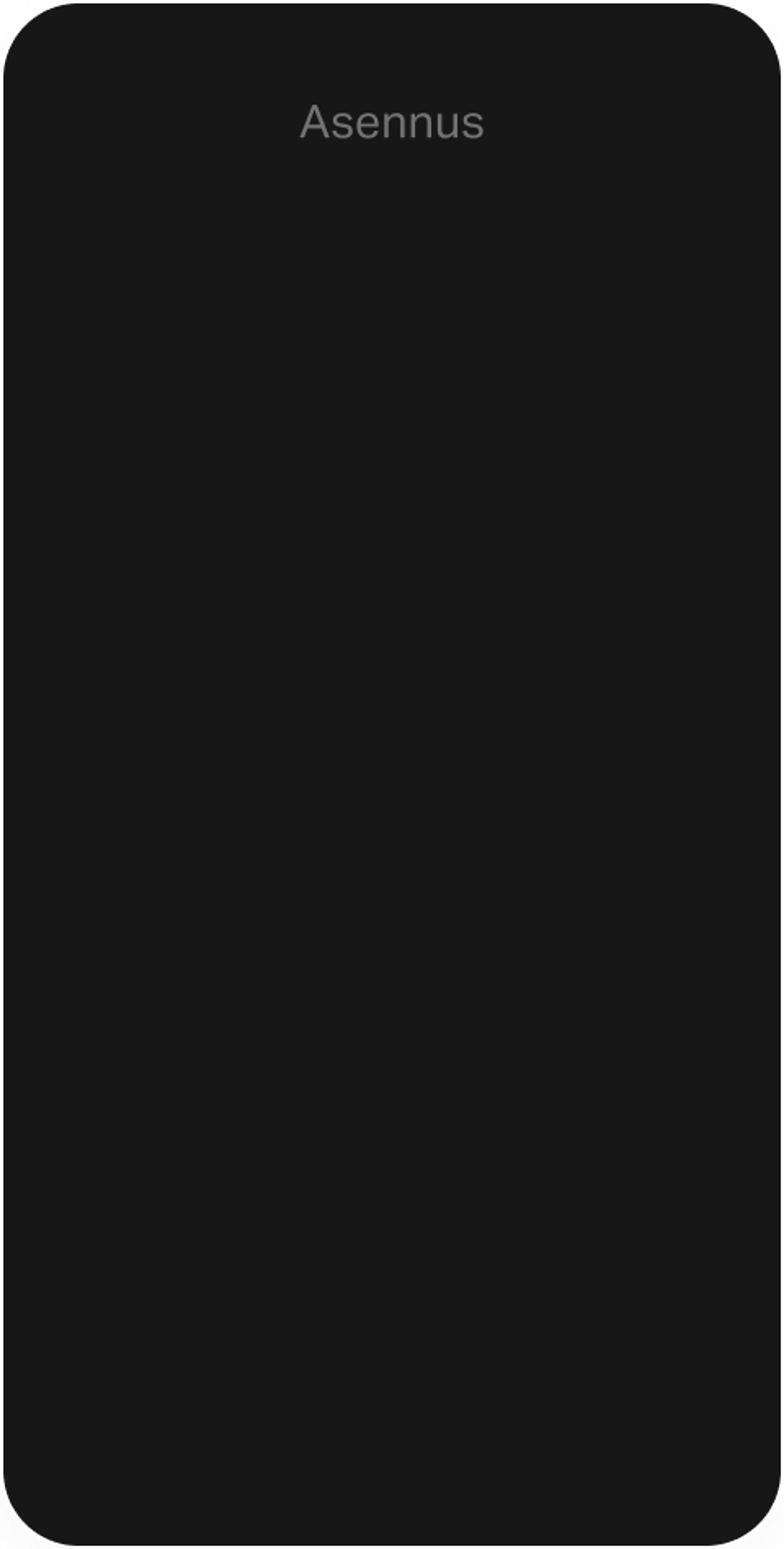 Tyhjä iPhone