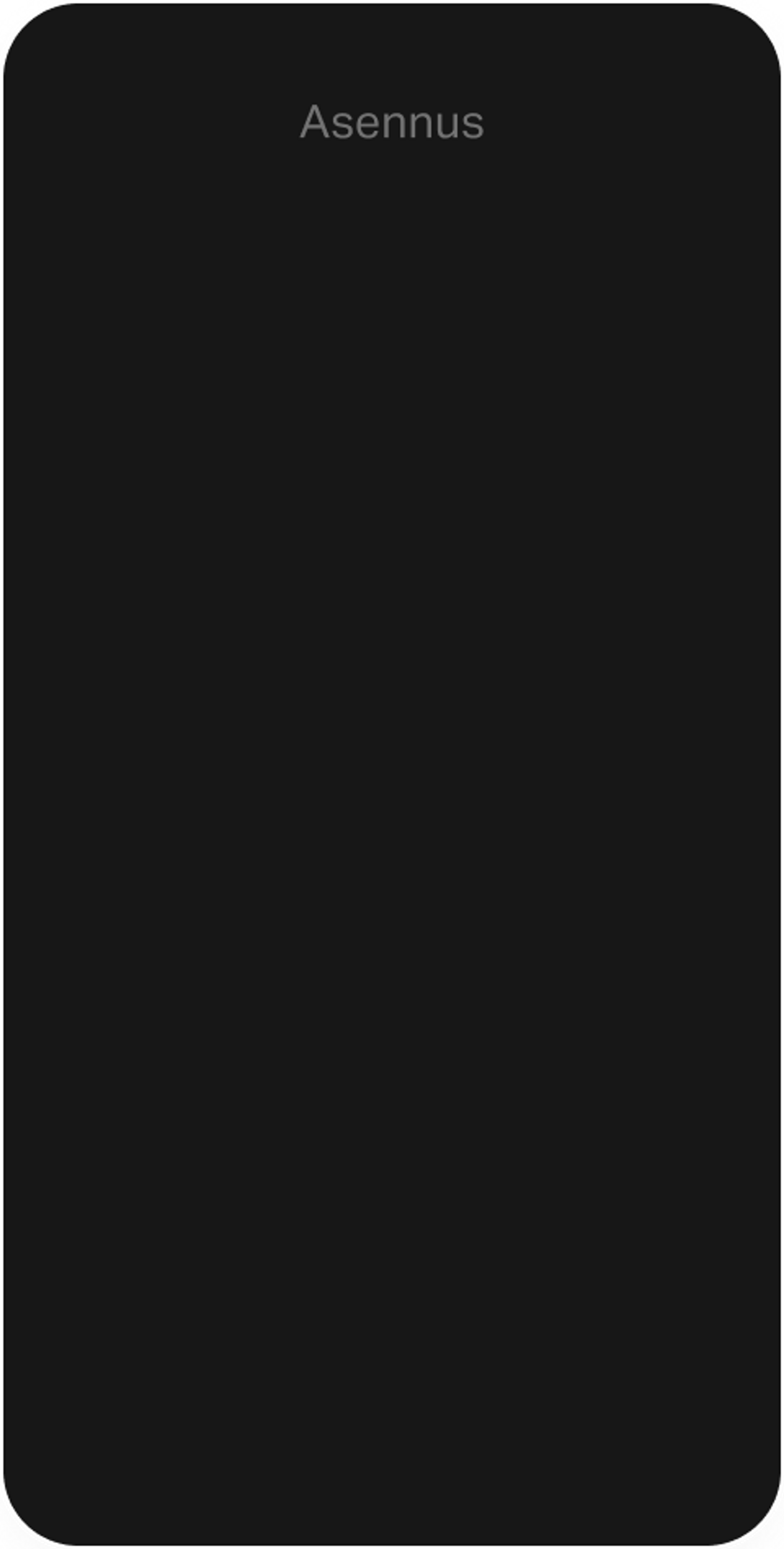 Tyhjä iPhone