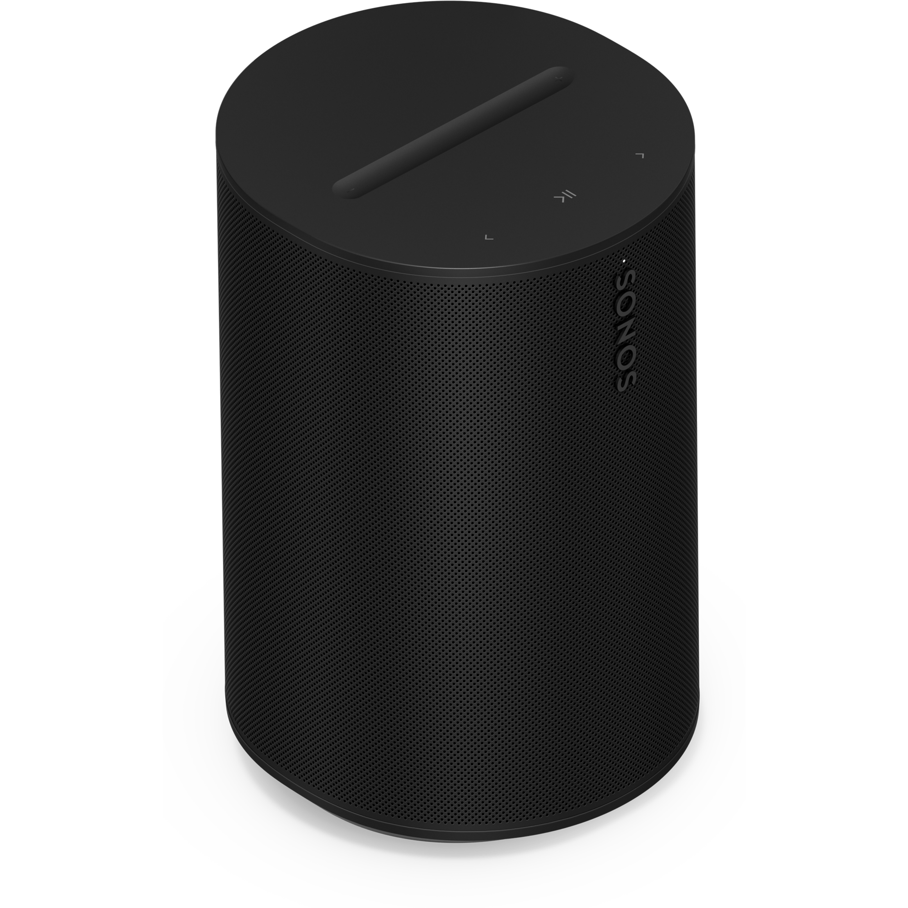 Vue en plongée d'un Sonos Era 100 SL noir