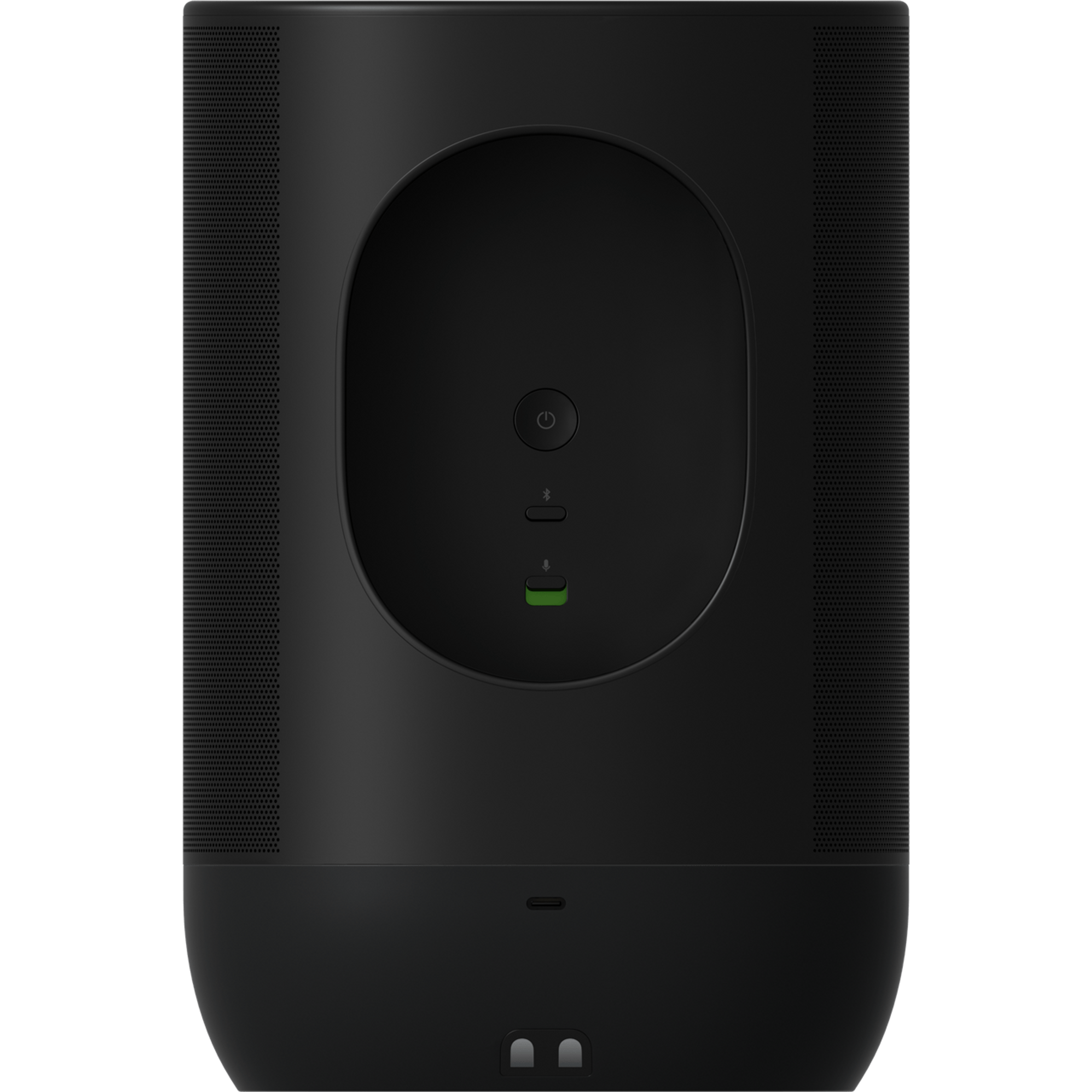 Widok na tylną część Sonos Move 2 w kolorze czarnym