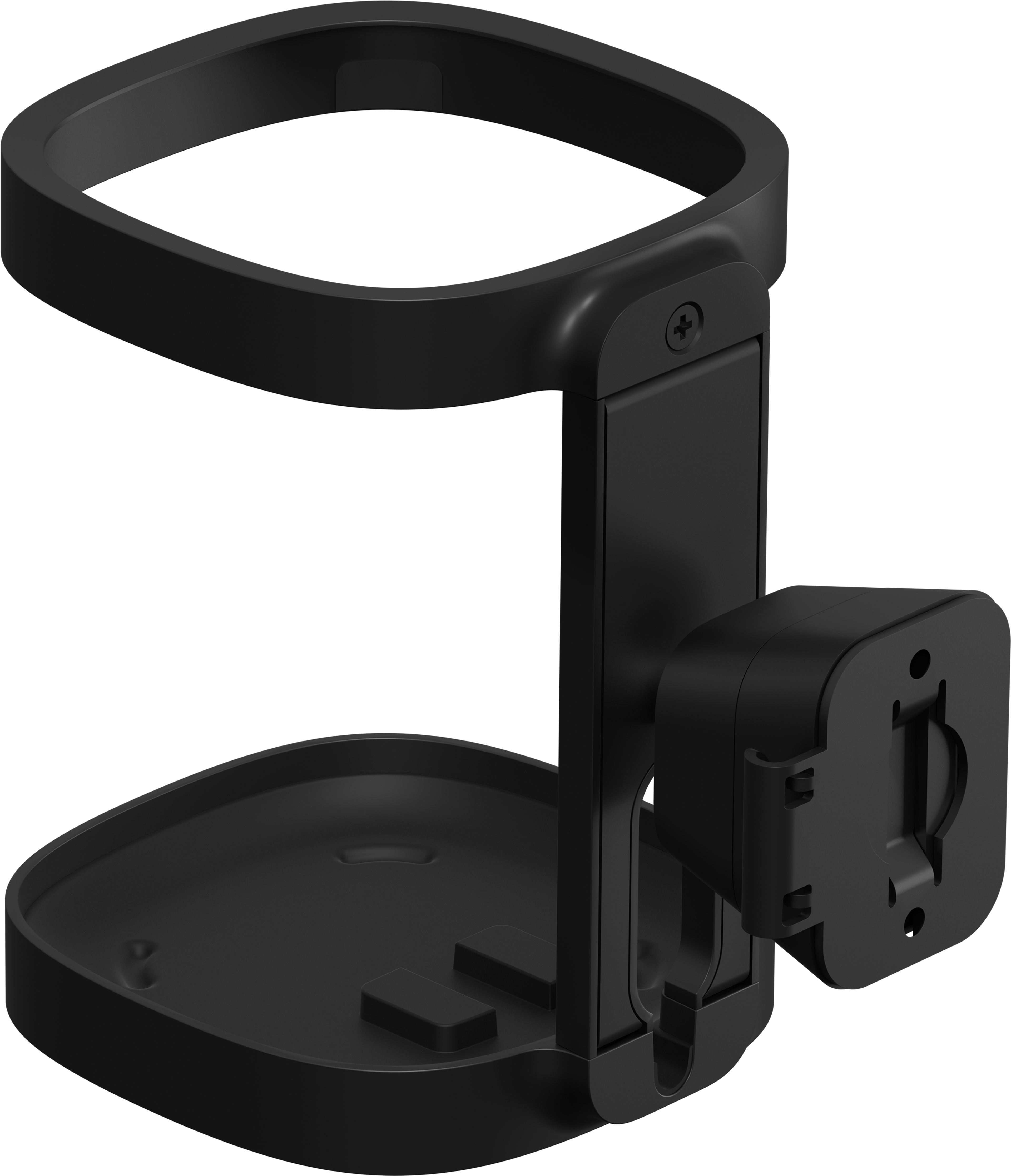 Fixation murale pour Sonos One noir - face arrière