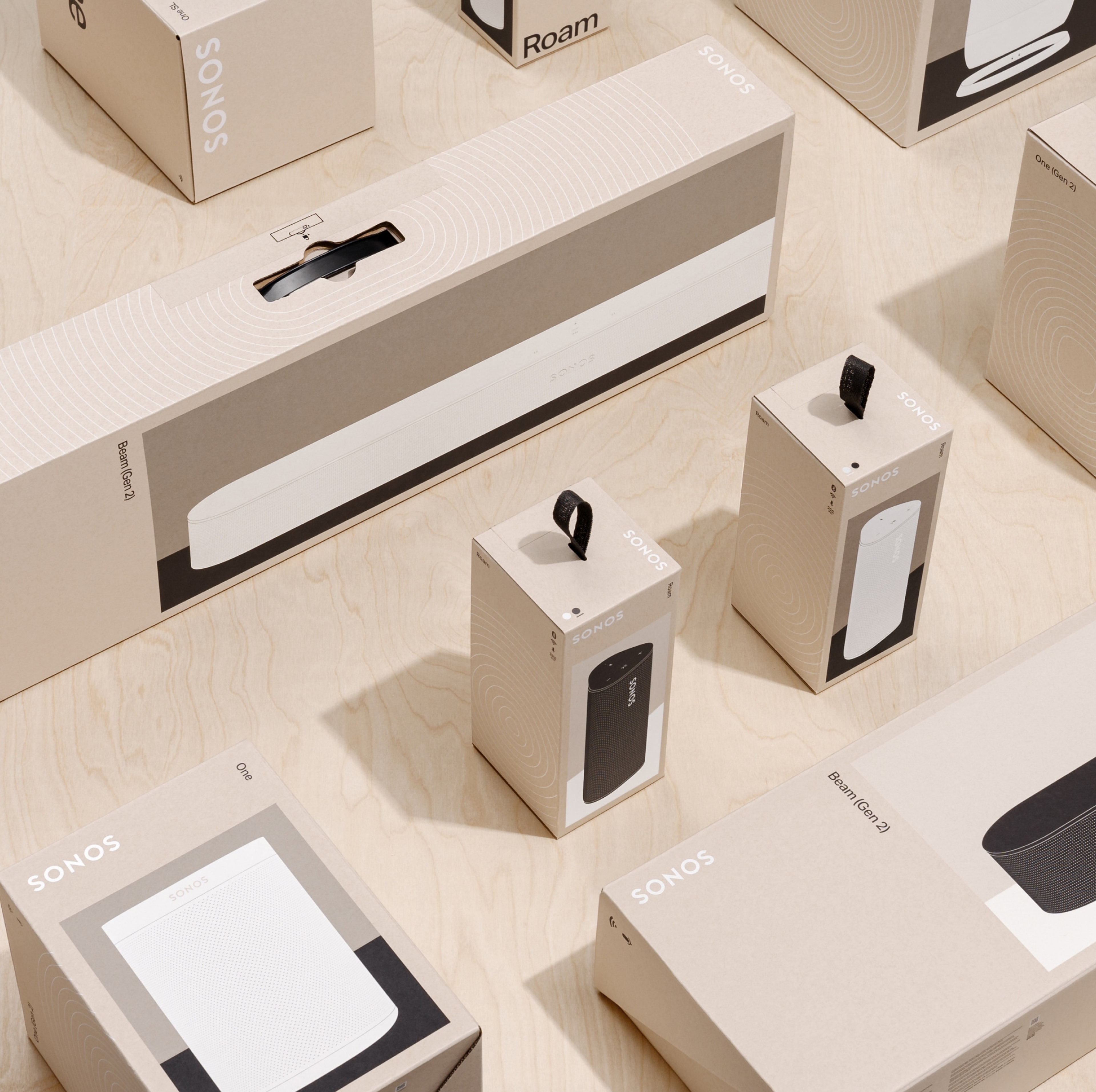 Sonos product packaging
