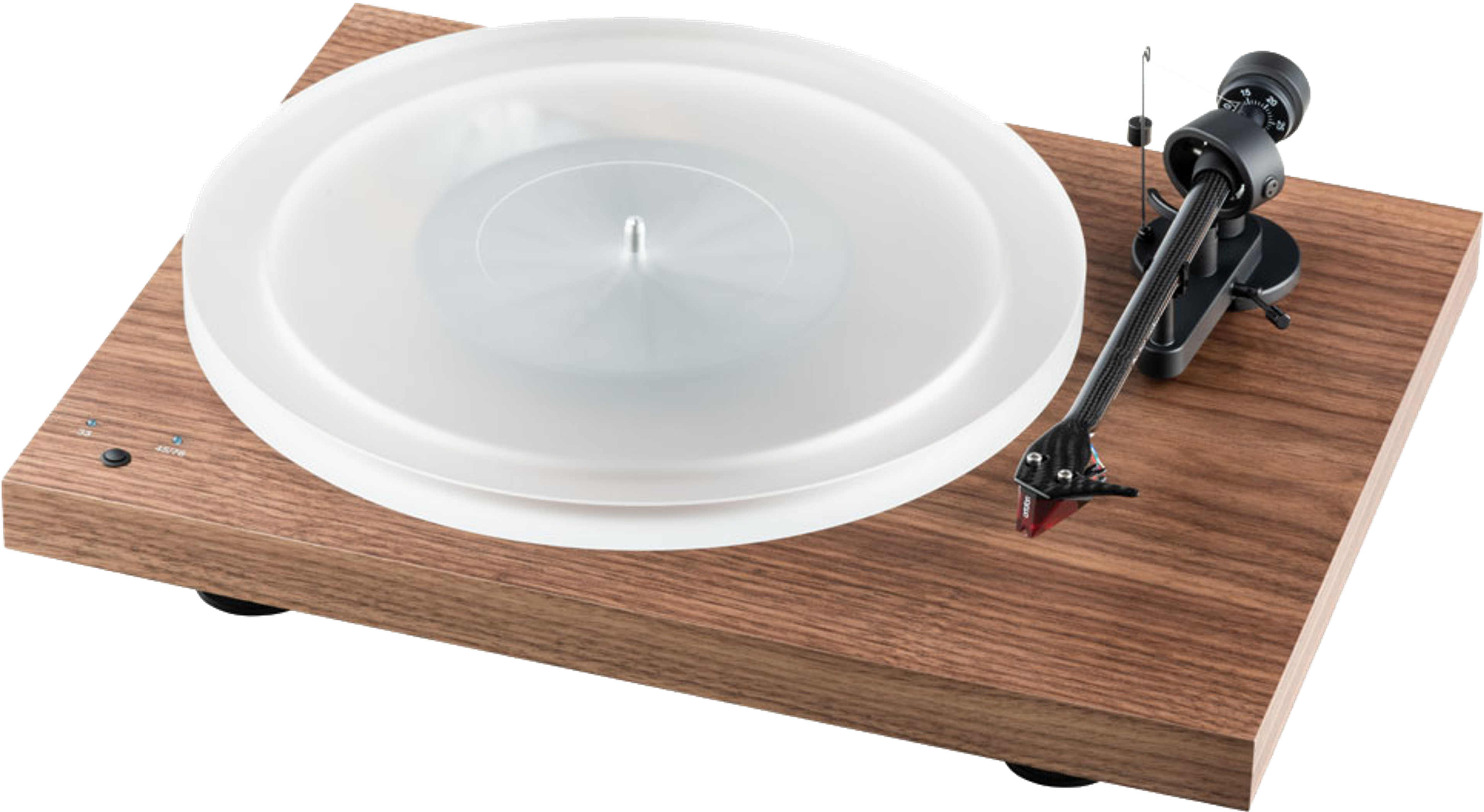 Platine vinyle Pro-Ject Debut Carbon walnut