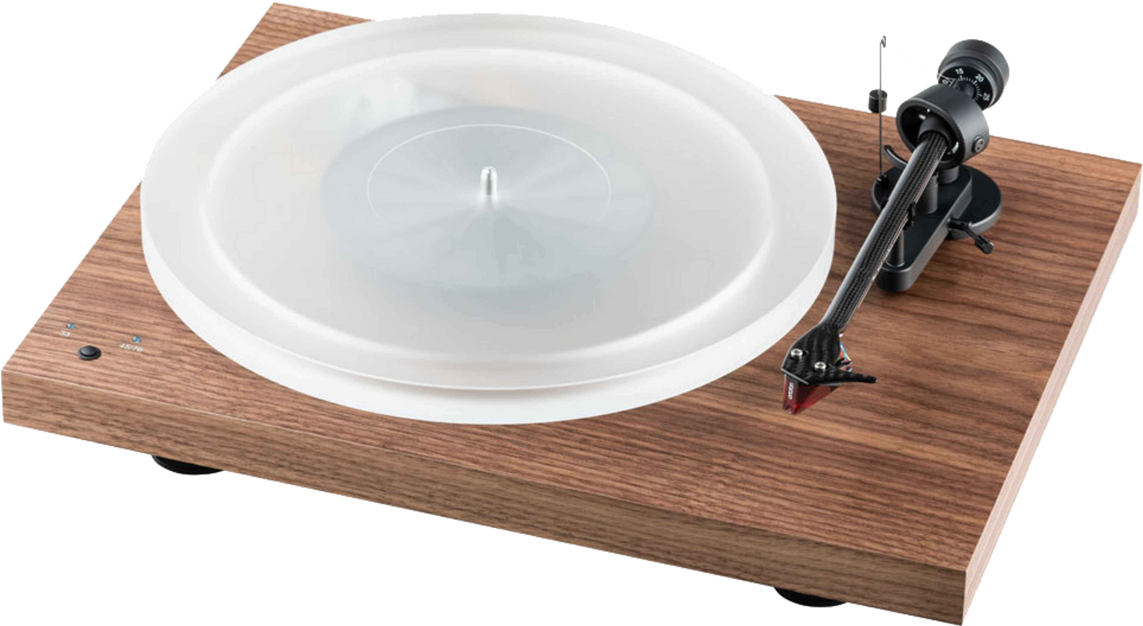 Platine vinyle Pro-Ject Debut Carbon walnut