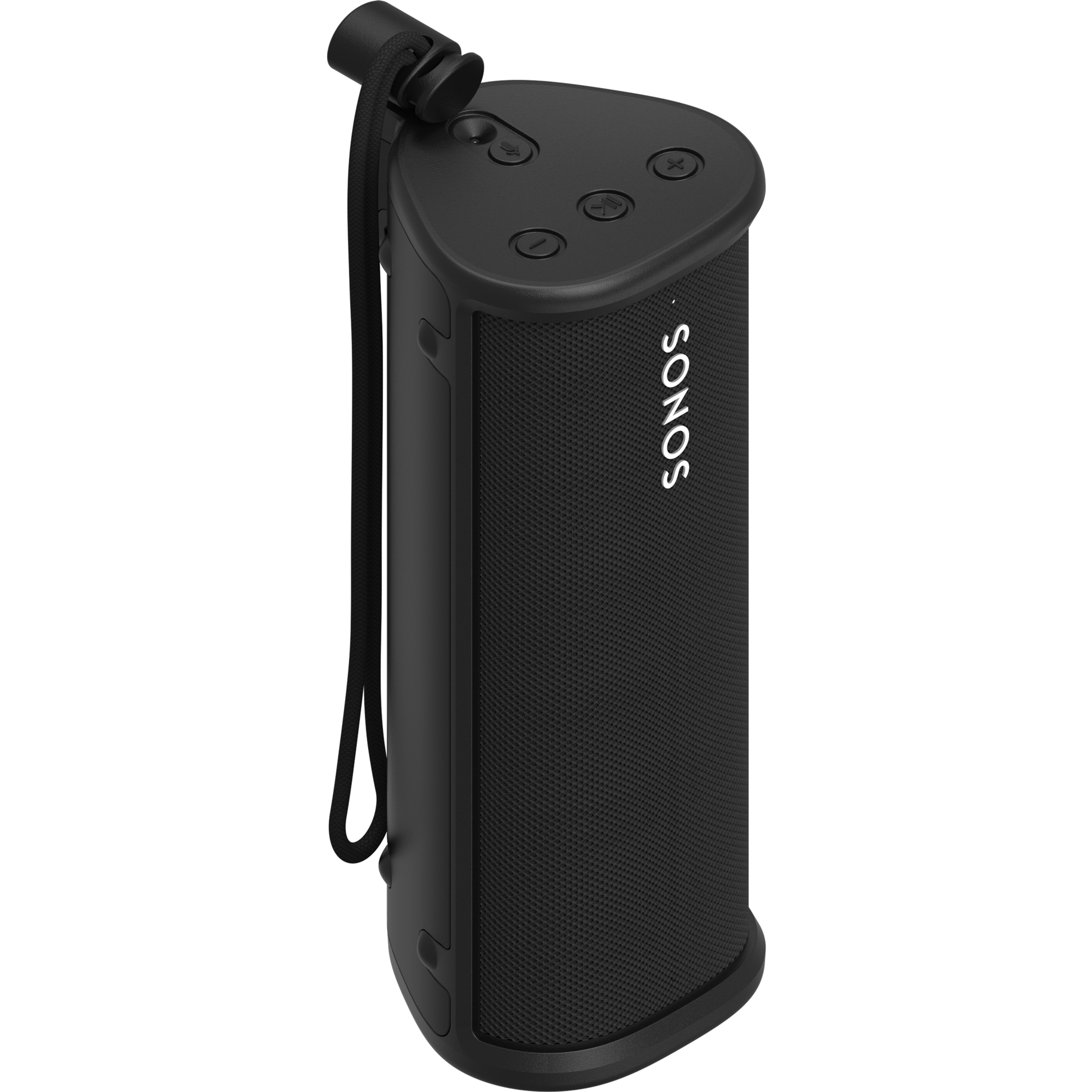 Image d’un étui Otterbox pour Sonos Roam noir contenant un Sonos Roam noir