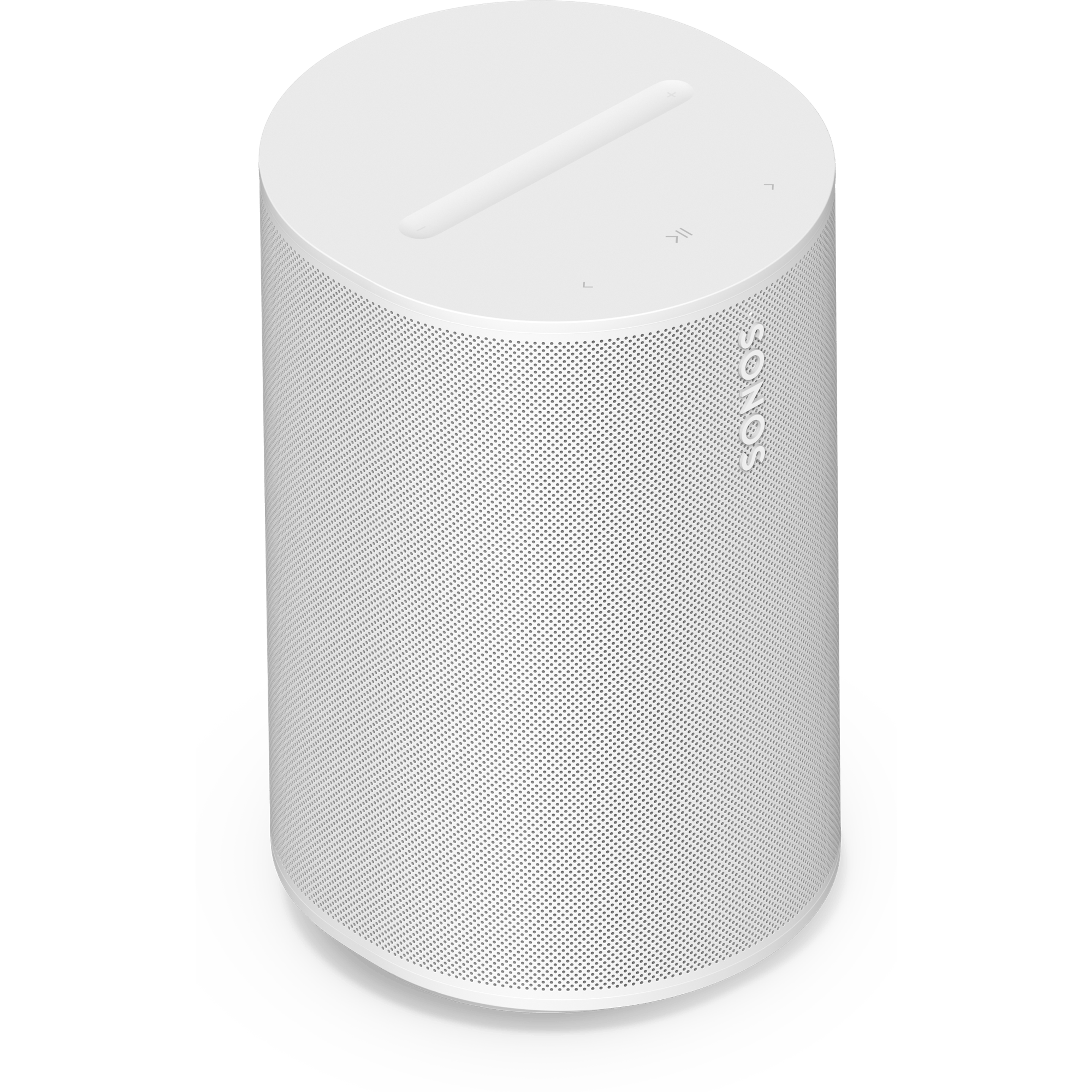 Overhead view of a white Sonos Era 100 SL
