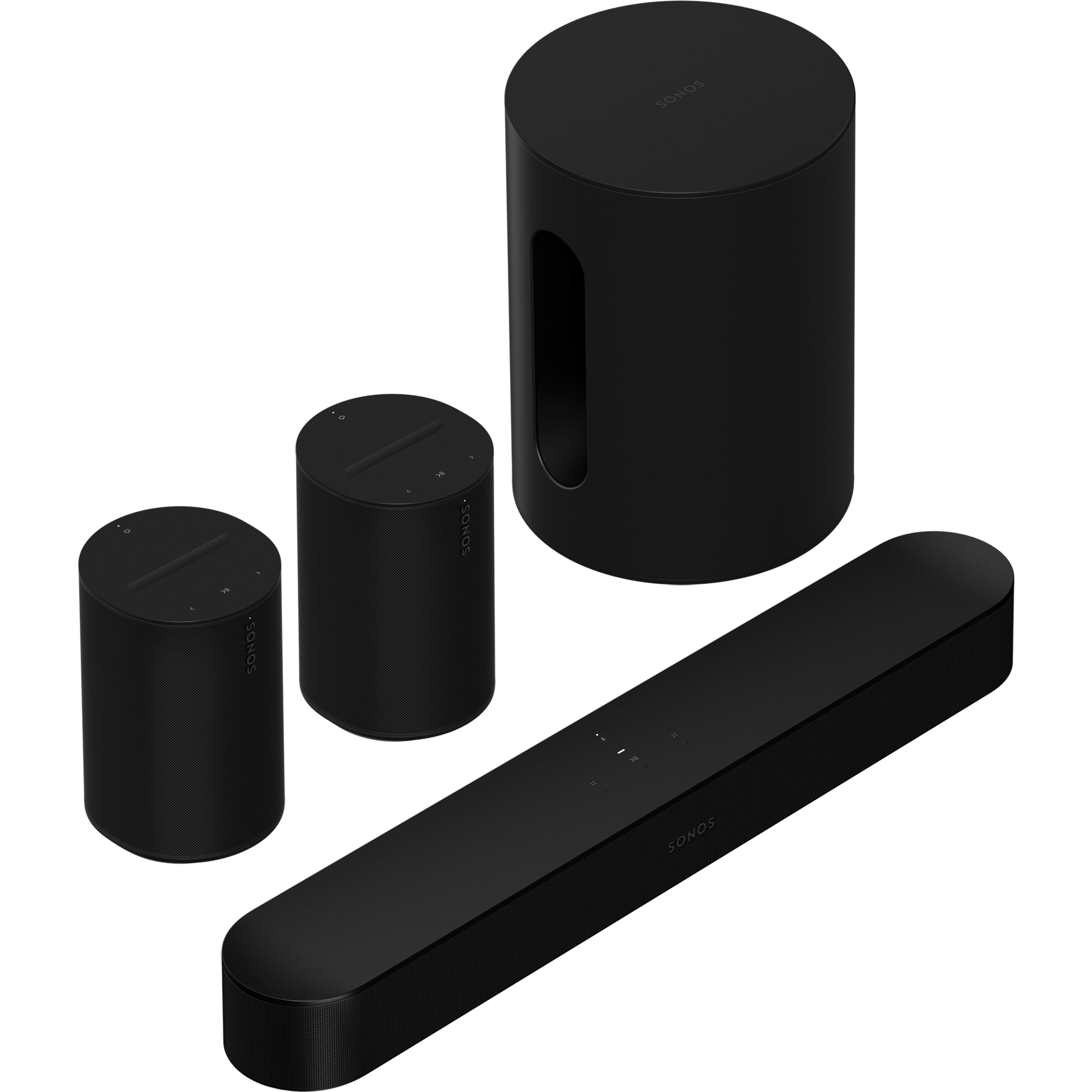 Beam, Sub Mini y dos Era 100 en negro